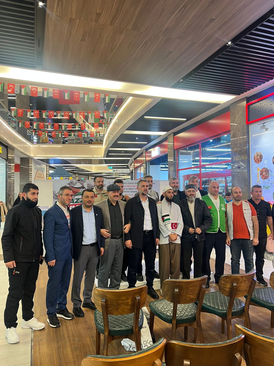 11-12 Ekim'de Axis AVM ' de 27 STK ile Gazze'ye destek adına programlar, söyleşiler eşliginde 120 esnafımız o günlerdeki kazançlarını Gazze'ye bağışladilar. Muhteşem bir organizasyon oldu...