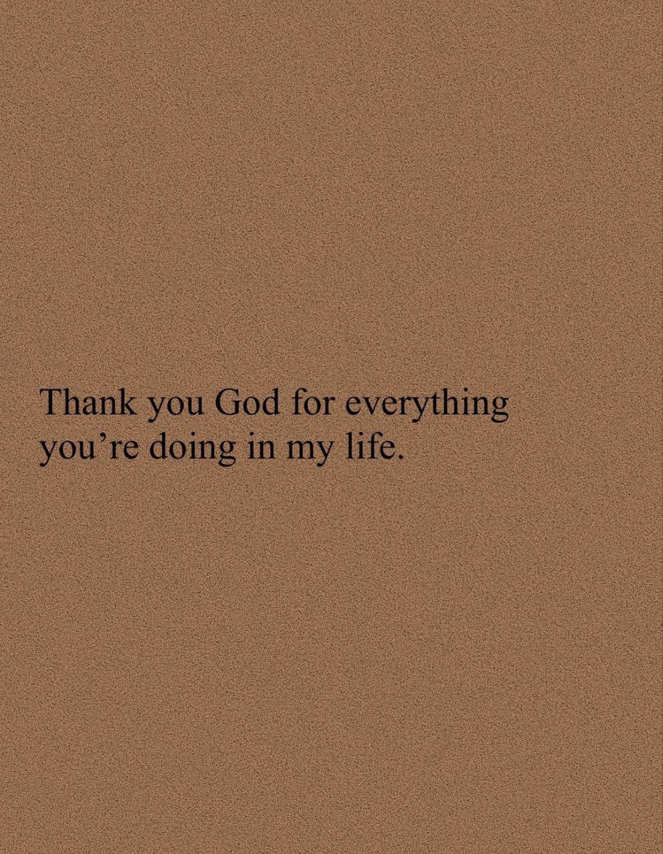 Thank God