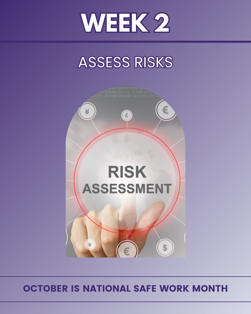 IntegSampling's tweet image. Week 2 of National Safe Work Month focuses on assessing risks — understanding what could go wrong and how likely it is to happen.
What steps are you taking to assess and manage risks in your workplace?
Drop it below 👇