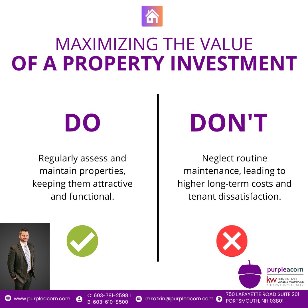 MarcusKatkin's tweet image. 🏠 A well-maintained property isn’t just smart—it’s profitable. Keep it fresh, functional, and your tenants (and wallet) will thank you! #PropertyTips #RealEstateInvesting #MarcusKatkin #PurpleAcorn#KWCoastalRealty #RentalSuccess #SmartLandlord #MaintenanceMatters