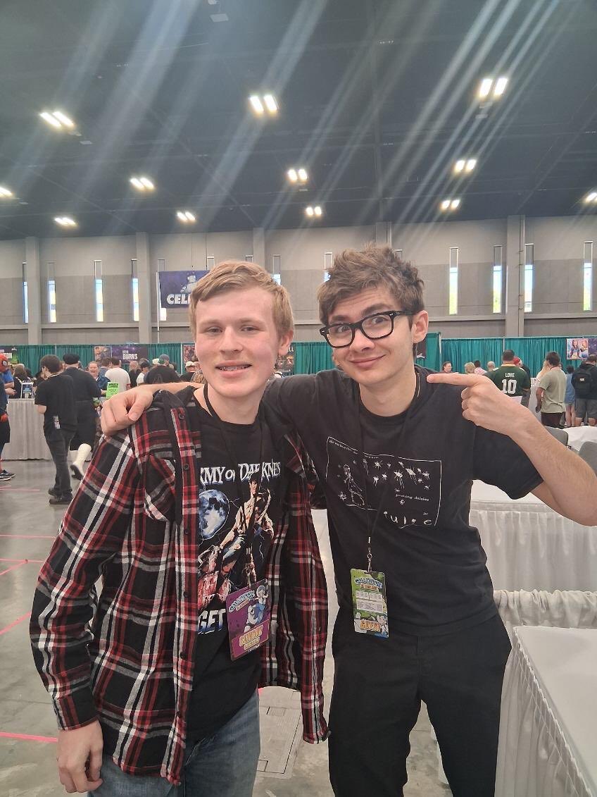 krynamo2's tweet image. Just met the Terrifier cast today at Galaxy Con this has absolutely made my day they were all so nice and amazing. @littlepunkppl #LaurenLaVera #DavidHowardThornton #SamanthaScaffidi #Terrifier @TerrifierFilm @damienleone