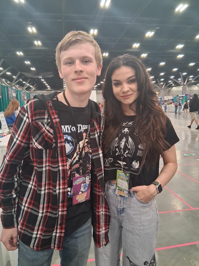 krynamo2's tweet image. Just met the Terrifier cast today at Galaxy Con this has absolutely made my day they were all so nice and amazing. @littlepunkppl #LaurenLaVera #DavidHowardThornton #SamanthaScaffidi #Terrifier @TerrifierFilm @damienleone