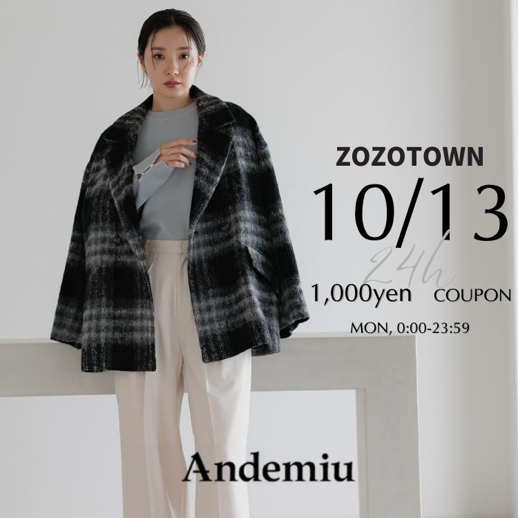Andemiu｜アンデミュウのトピックス「【￥1,000クーポン開催】10/13(祝月)」 - ZOZOTOWN zozo.jp/shop/andemiu/?… #ZOZOTOWN