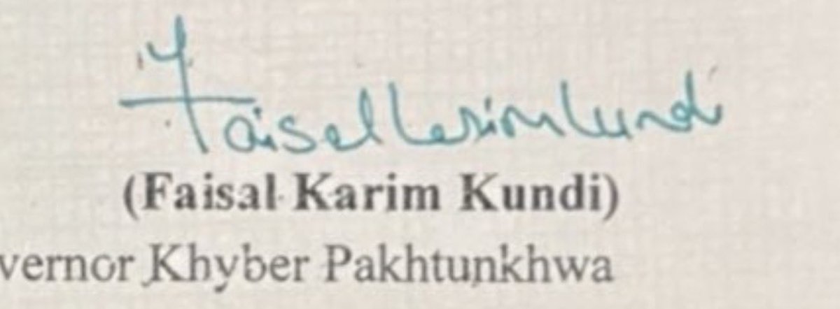 naveedghumman68's tweet image. یہ جو جعلی گورنر نے دستخط کئے ہیں،یہ آخر پر اس نے اپنے نام کے ساتھ کیا لکھا ہے؟
#BreakingNews #PTI #Peshawar #KhyberPakhtunkhwa #KPAssembly #KpUpdates