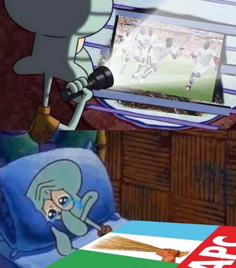 _____sterling's tweet image. nigeria watching ghana play world cup in 2026