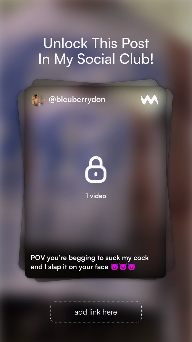 Just post a lil video of my cock in my club uv.club/bleuberrydon