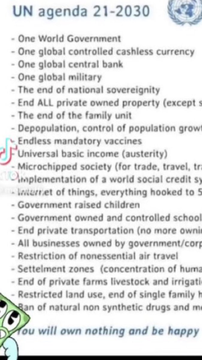 <a href="/jomickane/">🤍𝕁𝕆🤍</a> You’re championing for the agenda. 🤦🏼‍♀️
School lockdowns and teachers having more rights than parents. 
Government raised children. 
End of the family unit. 
‘For our safety’ let’s put security on the door and they’ll decide when it’s safe for parents to see their kids. 🤦🏼‍♀️