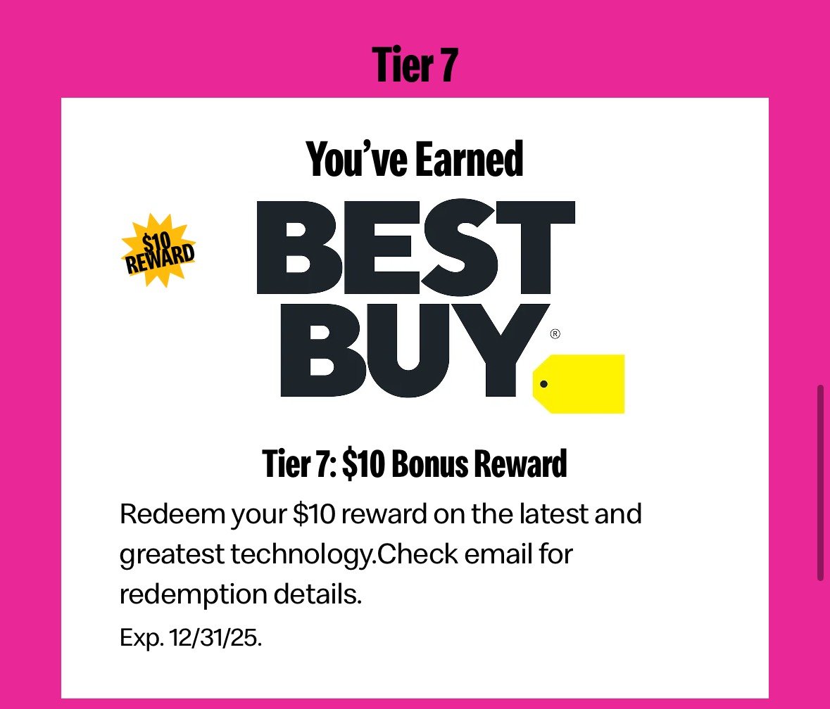 Free $10 Best Buy Reward from McDonald's Monopoly promo after ~3 days of playing ( no purchase necessary)

amoe.playatmcd.com

Request codes 5 times daily (10 codes per day), enter codes in app until you reach tier. Lots of free food along the way. Make sure to play the