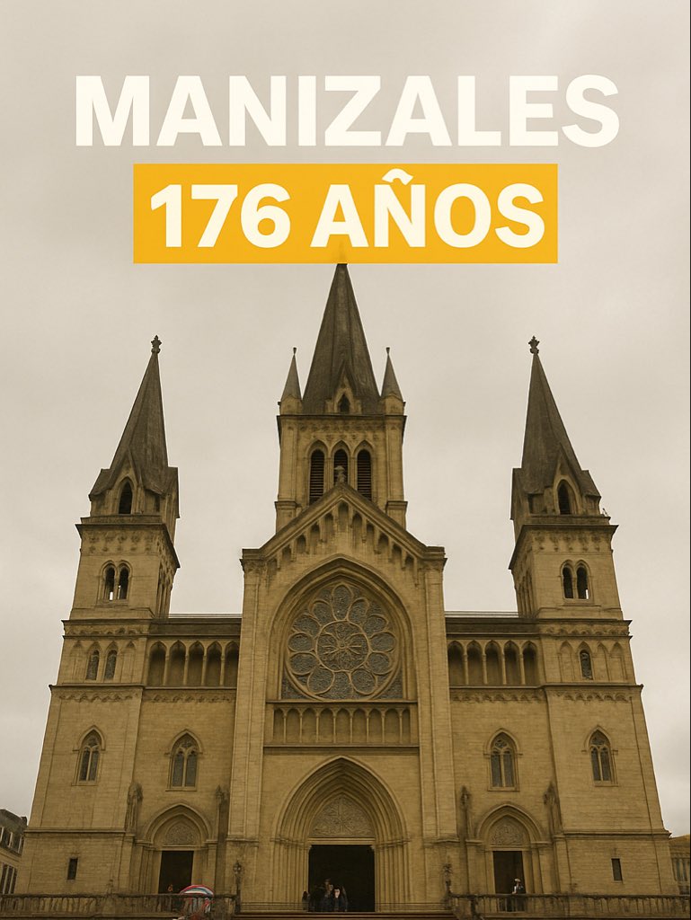 Hoy celebramos a la Ciudad de las Puertas Abiertas, símbolo de pujanza, tradición y calidez.
¡Feliz cumpleaños, Manizales! 176 años conectando corazones en el corazón del Eje Cafetero. 💛 

#Manizales