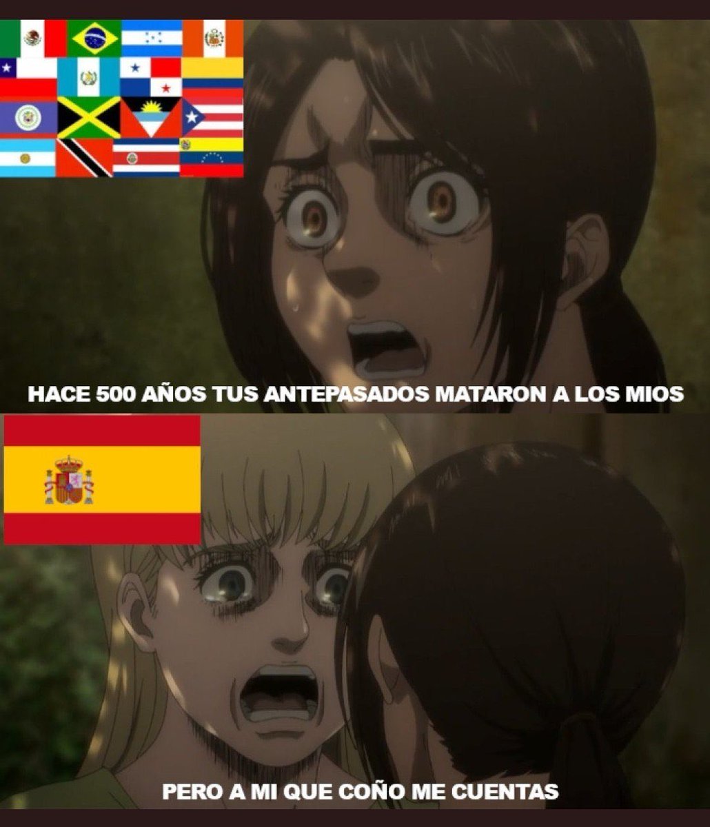 A verdad que es día de la hispanidad y día también para sacar este Meme una vez mas