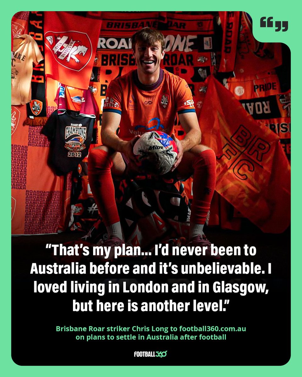 . <a href="/brisbaneroar/">Brisbane Roar FC</a>'s new striker has only been in Australia for a few months - and he's already planning to stay for good 🧡

Full interview: tinyurl.com/4wwv4zzv