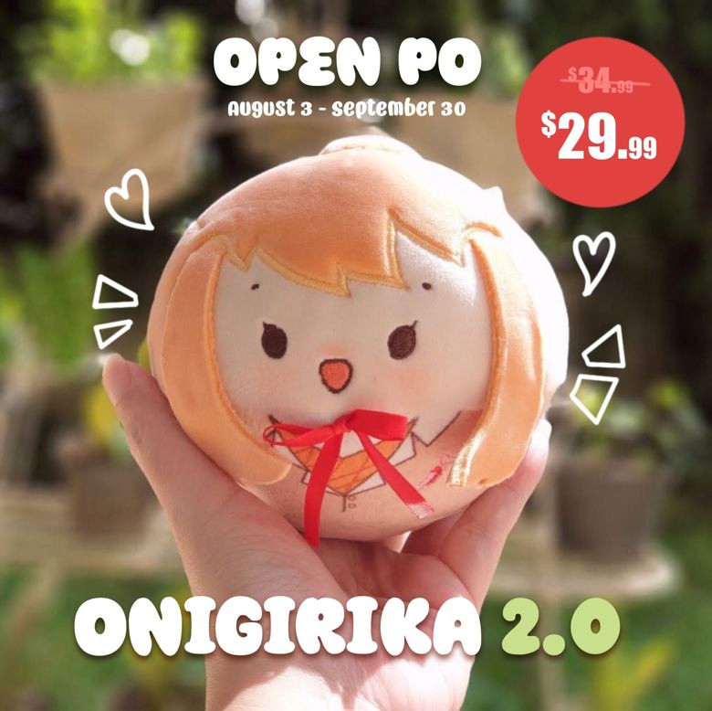 GaoPengToys's tweet image. 🎀Smaller yet softer, this Onigirika is ready to be your cuddle buddy!

🌷Onigirika&apos;s soft, round shape and red ribbon make it super adorable! We&apos;re thrilled to be working with @ayacchi_corner  to bring this drawing to life!

🎨Adopt an Onigirika and receive a surprise exclusive…
