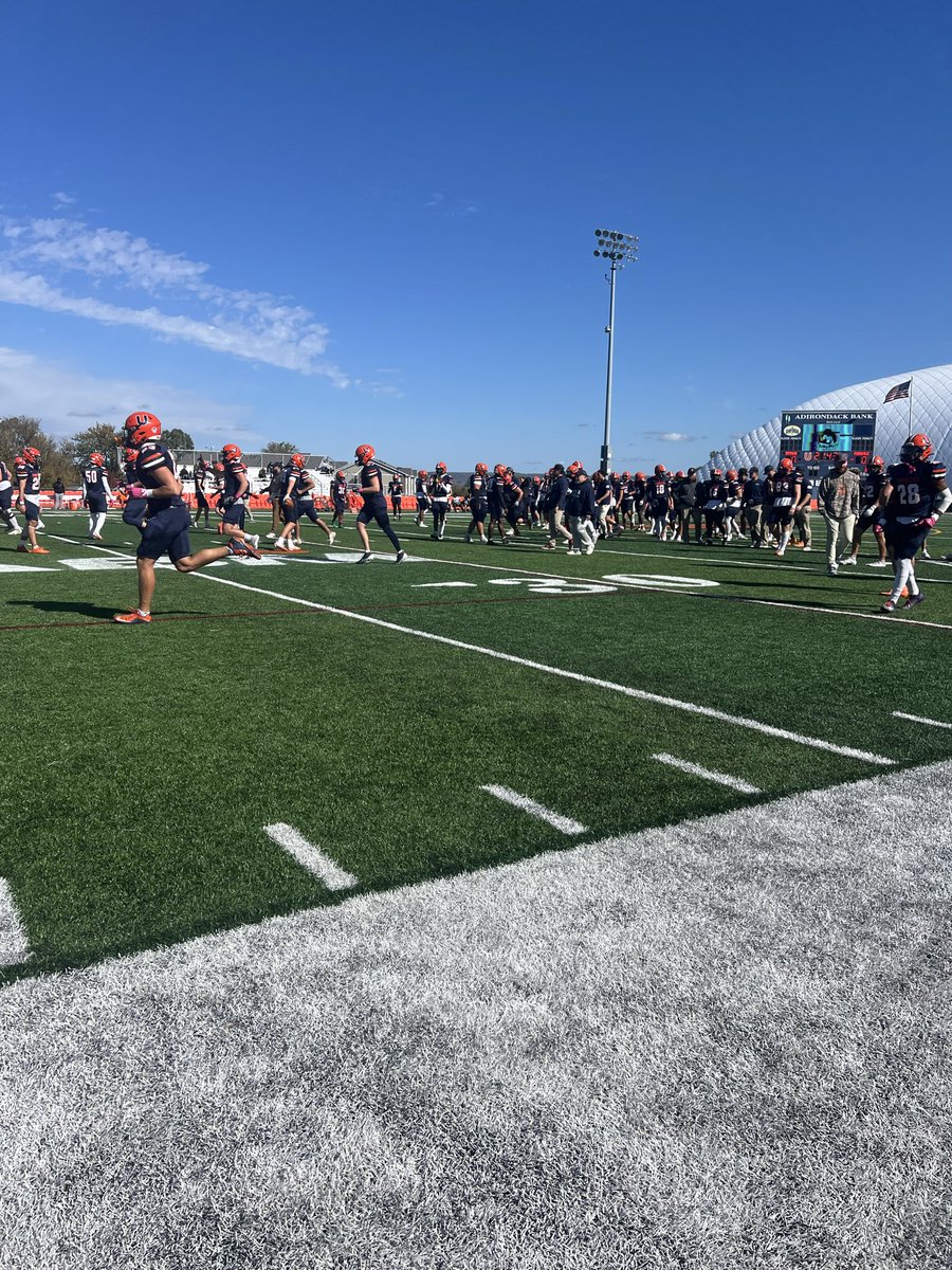 Had a great gameday visit at <a href="/Utica_Football/">Utica Football</a>. Thank you <a href="/CoachZenelovic/">Braeden Zenelovic</a> for the invite and the rest of the coaching staff for having me on campus. Can’t wait to be back!
<a href="/specialteamsNY/">All American Special Teams Academy</a>