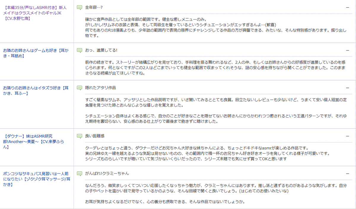 レビューの掲載が詰まってたのか、一気にたくさんレビューをいただきました！ｗ
嬉しいーーー！！！！ヽ(=´▽`=)ﾉ