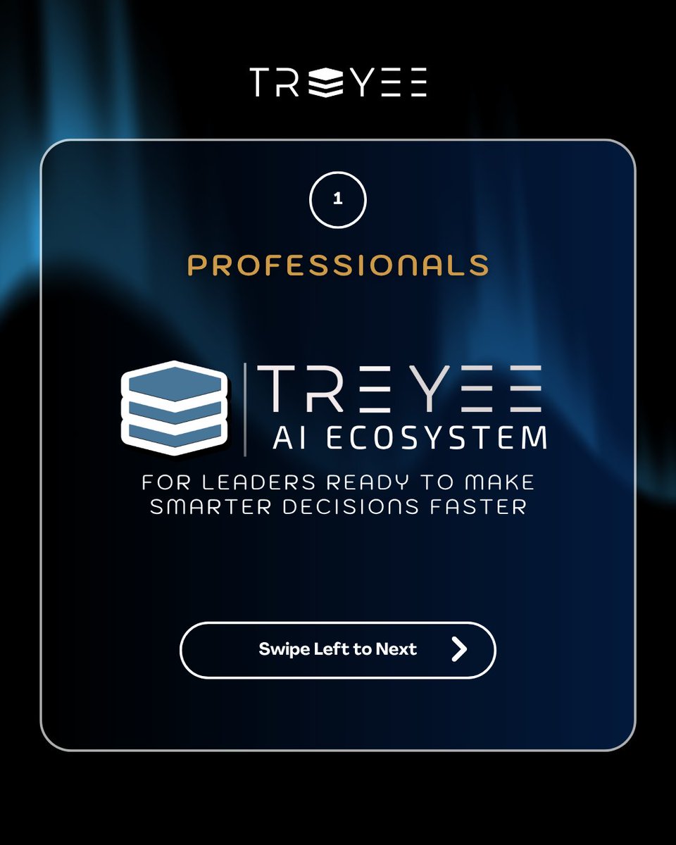 _treyee's tweet photo. The AI revolution has evolved beyond choosing between enterprise complexity or basic tools.

Introducing the enterprise industry's first seamless transition architecture:

Professional → Enterprise → Platform https://t.co/GxuuUgAOVG