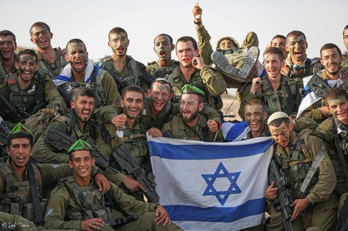 Taking this chance to thank the IDF, the heroes of our time, who bravely fought for two years against the most barbaric, genocidal Islamic terrorists walking on planet Earth.

We owe them absolutely everything.
