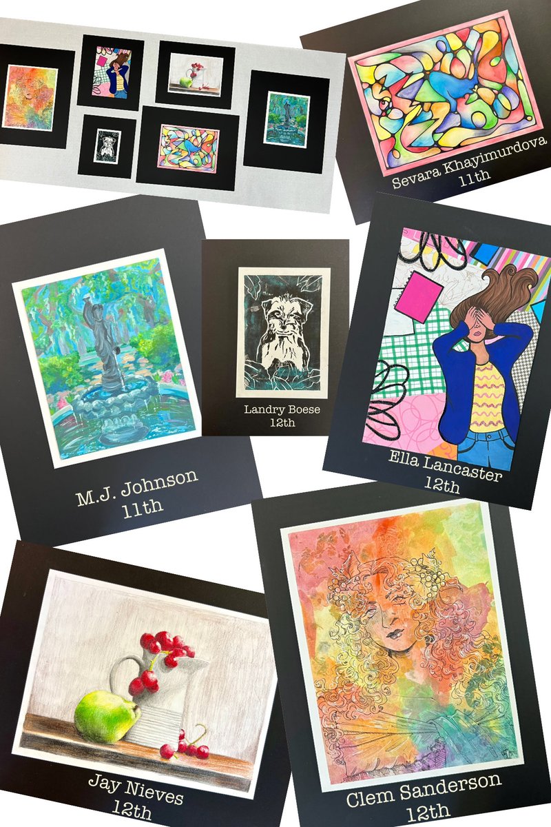 Dropped off some awesome artwork created by 6 pretty amazing  <a href="/mchsmustangs/">Middle Creek HS</a> today at the Kerr Scott Building in Raleigh. Can't wait to see our students' art on display at the @NCstatefair next week!