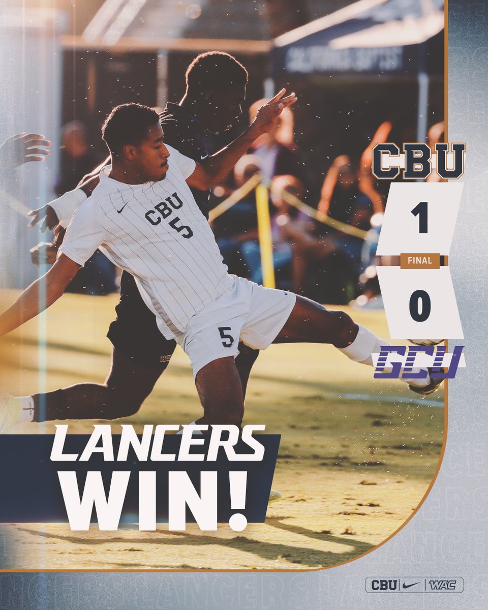 CBUmsoccer's tweet photo. LANCERS WIN‼️

#LanceUp⚔️ https://t.co/R3yWtJBRRW