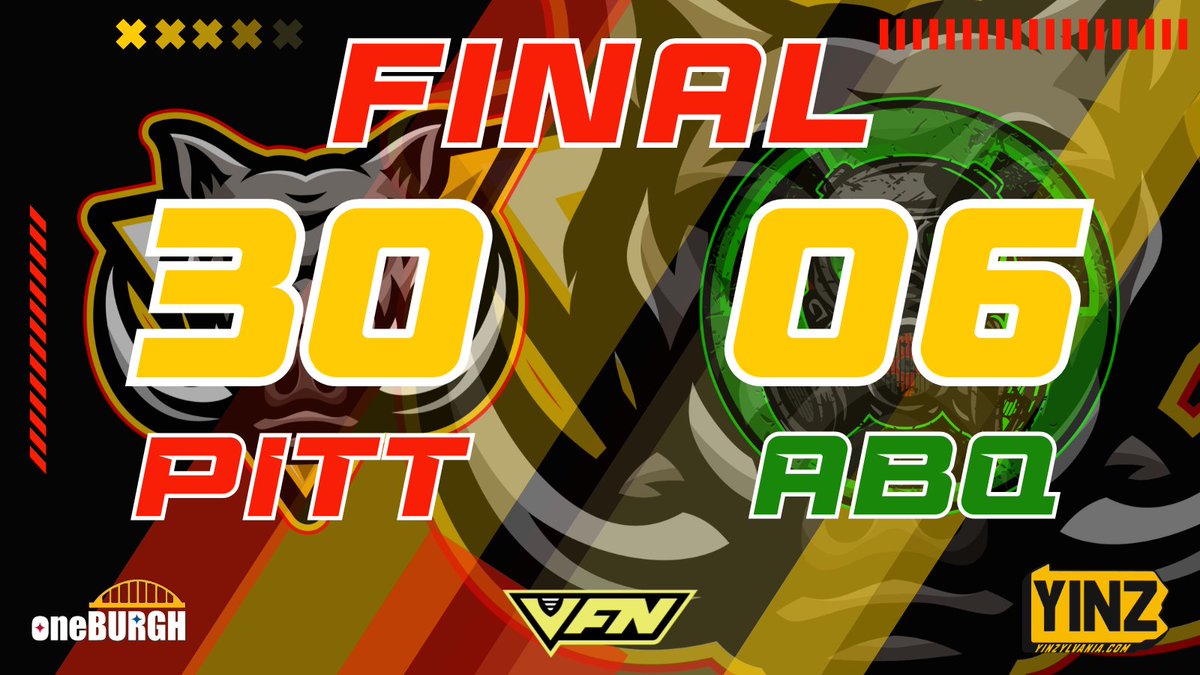 Went in and handled business as we intended! Huge win that puts us at 7-2 for the season! Time to get geared up for our next challenge as we head the next state over to take on the <a href="/SFLArizona/">Arizona Scorpions</a>! Good game <a href="/AlbuquerqueAtom/">Albuquerque Atoms</a> !
#cosanostra
#fortheburgh
#TusksUp