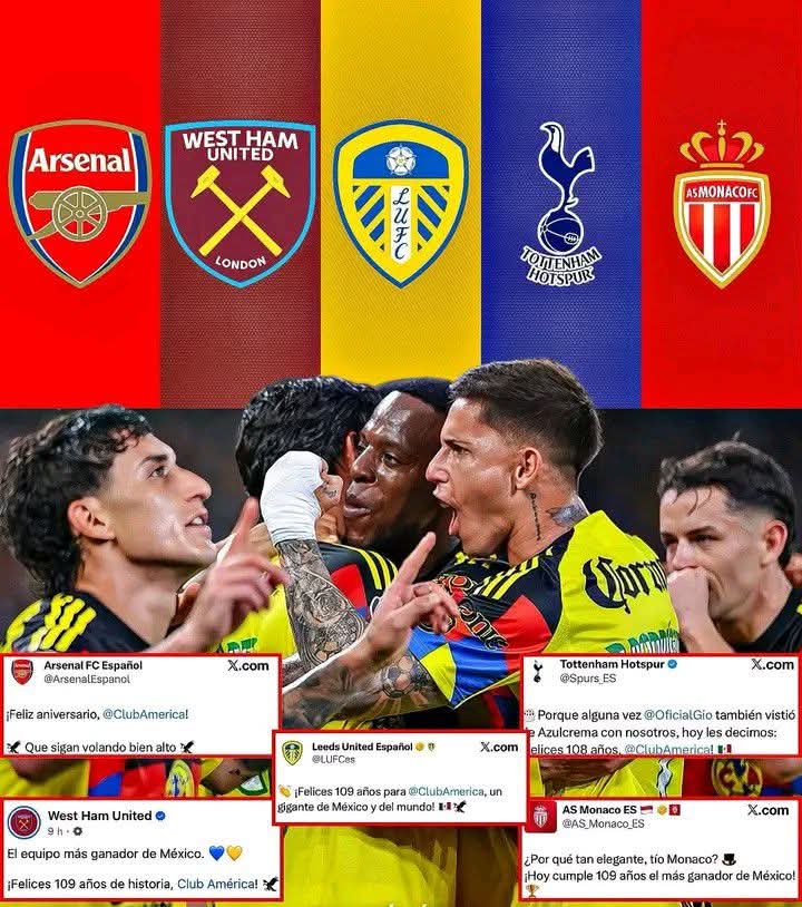 El_Hincha12's tweet photo. Que grande eres club América media europa se rinde a tus pies, no cabe duda que eres el club más ganador, importante y el más grande de México y la Concacaf y se me apuras hasta del continente entero https://t.co/MS0WXdNENI