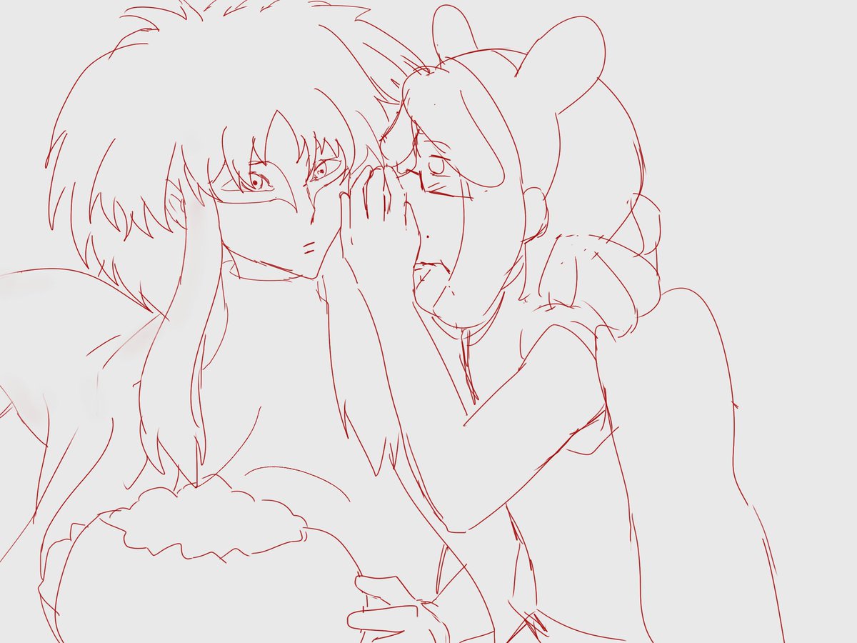 chuuyasbf1's tweet image. Making the non funny part of art raffles
#WIPS