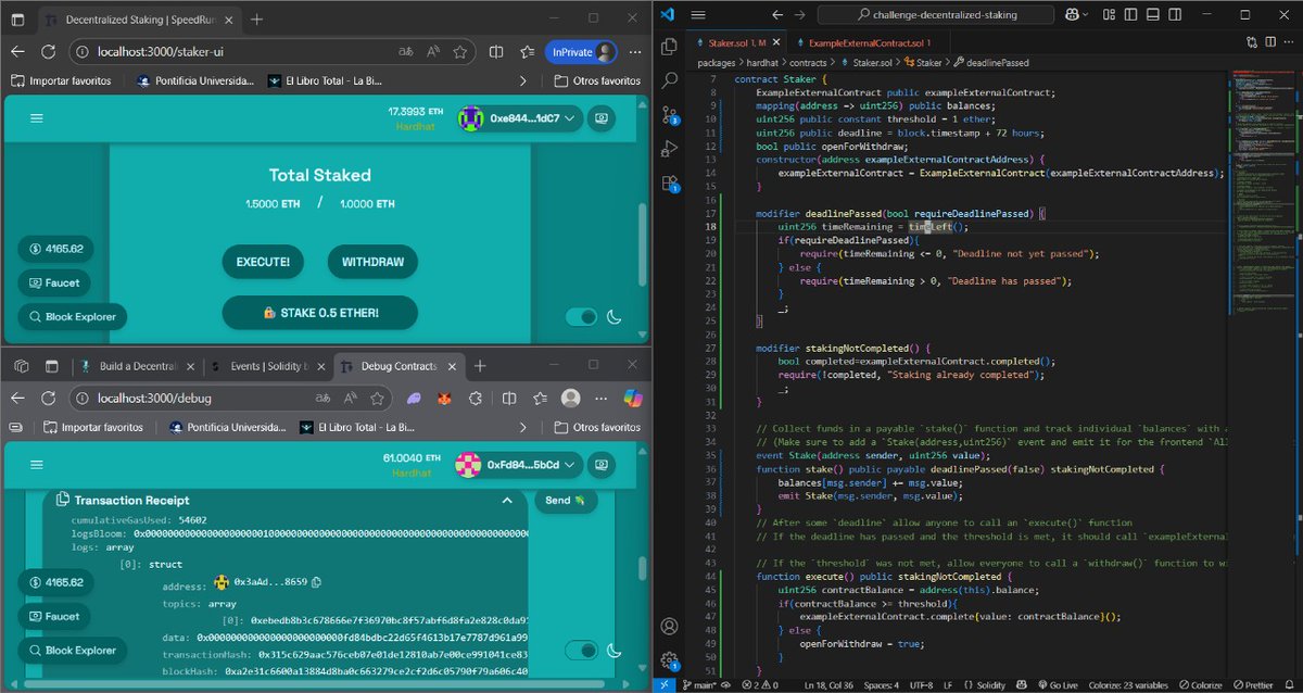 Resolviendo el Speedrin Ethereum Challengue en el Bootcamp Ethereum Lima 2025 <a href="/EthereumLima/">Ethereum Lima☀️</a>