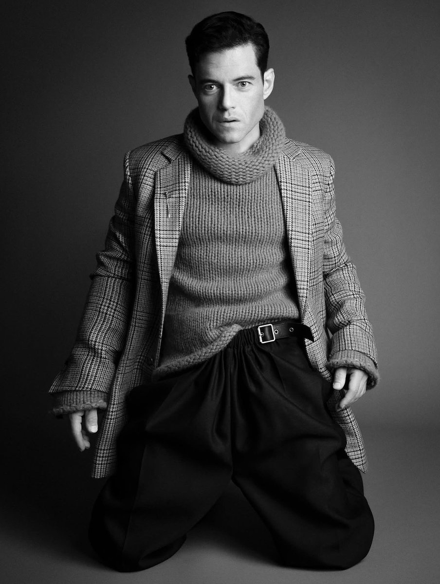 RamiMalek_br's tweet photo. Encontrei escondida no Facebook… Ainda sobre a revista Numero Nederlands. 🥰🤤🔥
#ramimalek #numeronetherlands https://t.co/W4il14OFpX