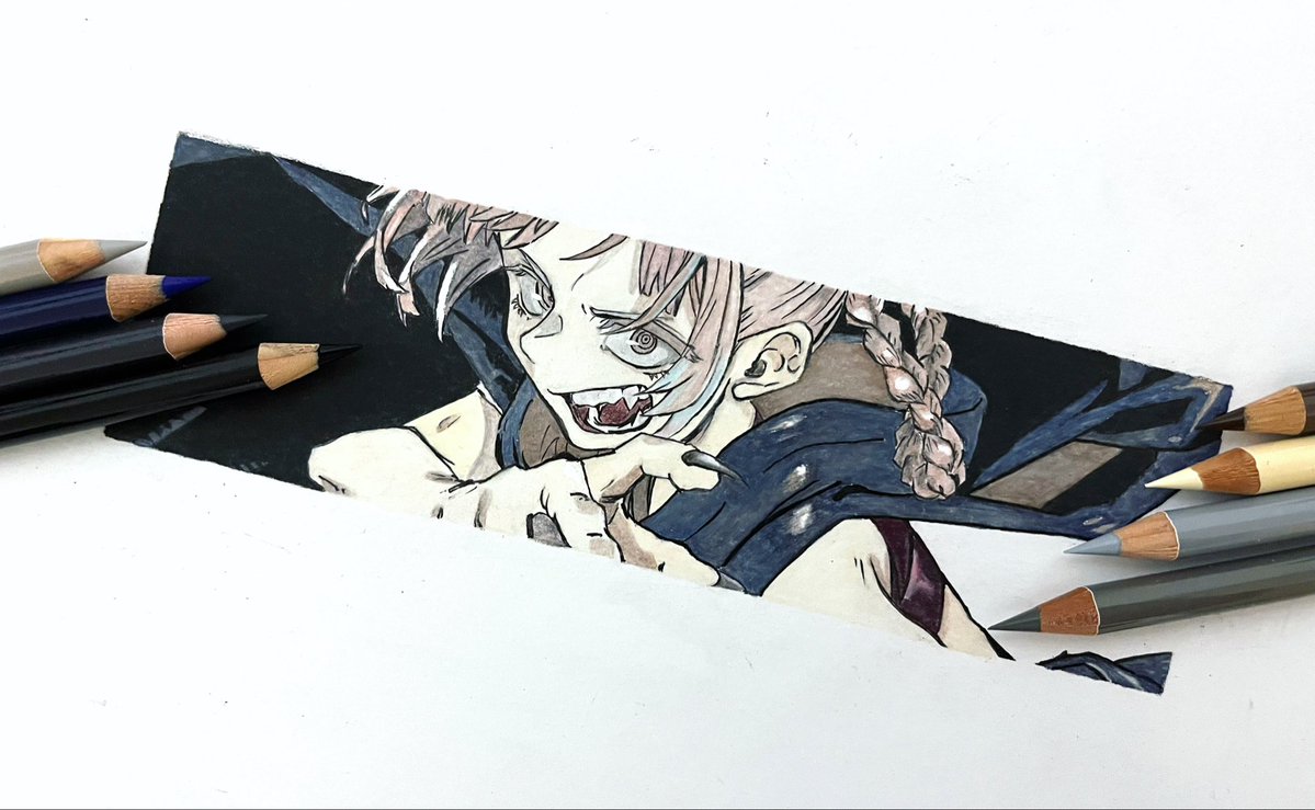 #3連休はフォロワーさんが増える 
色鉛筆で模写してます