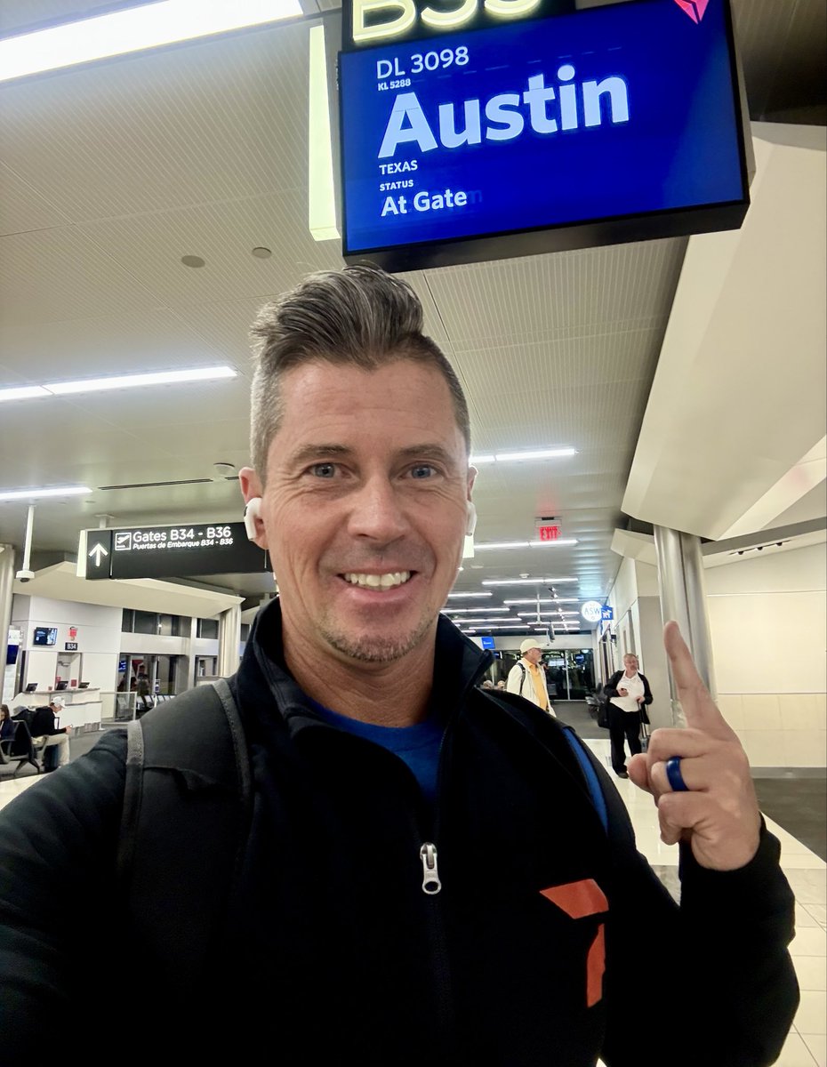 Starting the week with a late-night flight to Austin, Texas for planning meetings at <a href="/FloRacing/">FloRacing</a> HQ with <a href="/DaleJr/">Dale Earnhardt Jr.</a>, <a href="/NASCAR/">NASCAR</a>, and the @FloSports team. There for a few days and the it’s off to Ohio to work the Dirt Track World Championship at <a href="/EldoraSpeedway/">ELDORA SPEEDWAY</a>. #AndAwayWeGo #RedEye