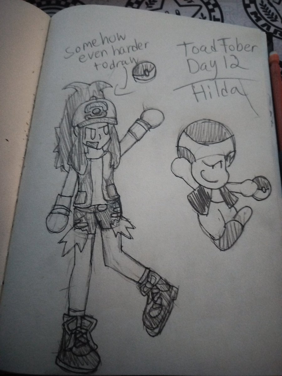 EpicToad2k's tweet image. #ToadTober day 12: Hilda (Pokemon)