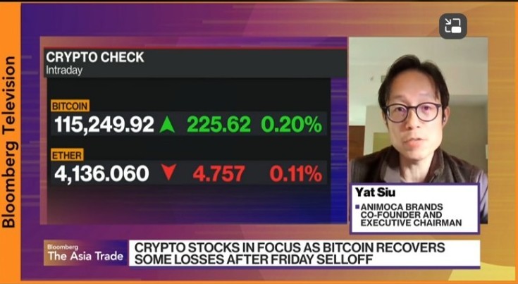 GM GM. Catch <a href="/ysiu/">Yat Siu</a> breaking down the events of the weekend, live on <a href="/BloombergTV/">Bloomberg TV</a> 🎤