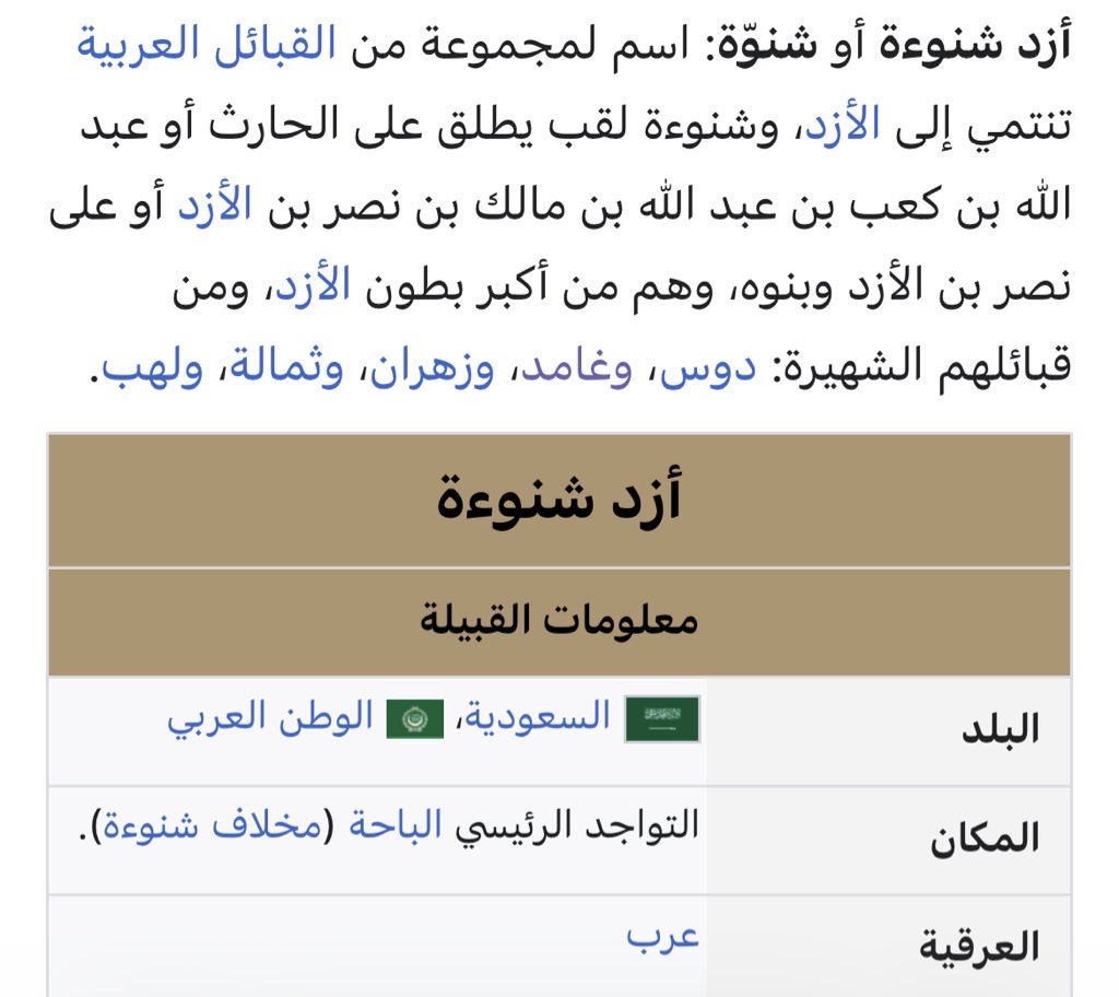 virfxc's tweet image. اليمنيين يحاولون نسب قبائل سعودية إلى اليمن👇 

(الأمويين حجازيين والولاة والقادة سعوديين)
الازد (غامد الباحة ) 
دوس ( زهران الباحة )
خثعم ( شهران - خميس مشيط ) 
مذحج ( قحطان - الحصاة )
الانصار (يثرب المدينة المنورة )
خولان (ديارهم في فيفاء السعودية )
