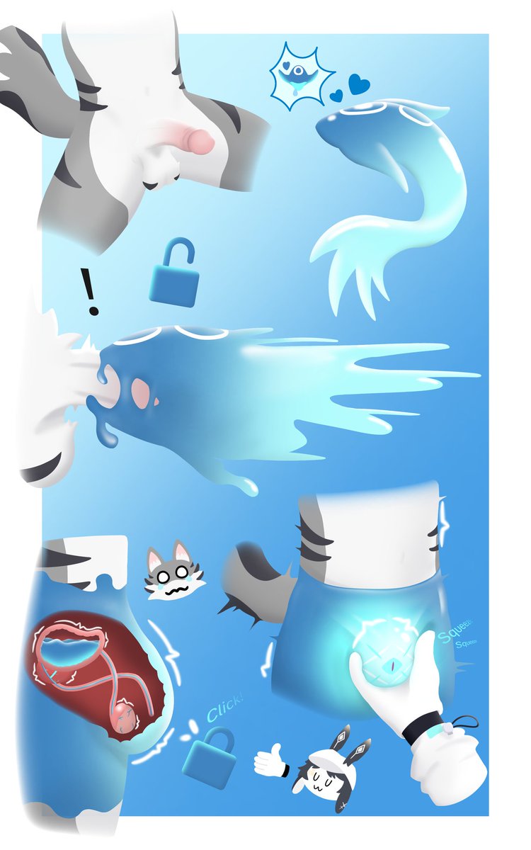 Don't be naked around <a href="/cazzkie/">藍_ʙʟᴠᴇ</a>'s goo fish~ 🥴