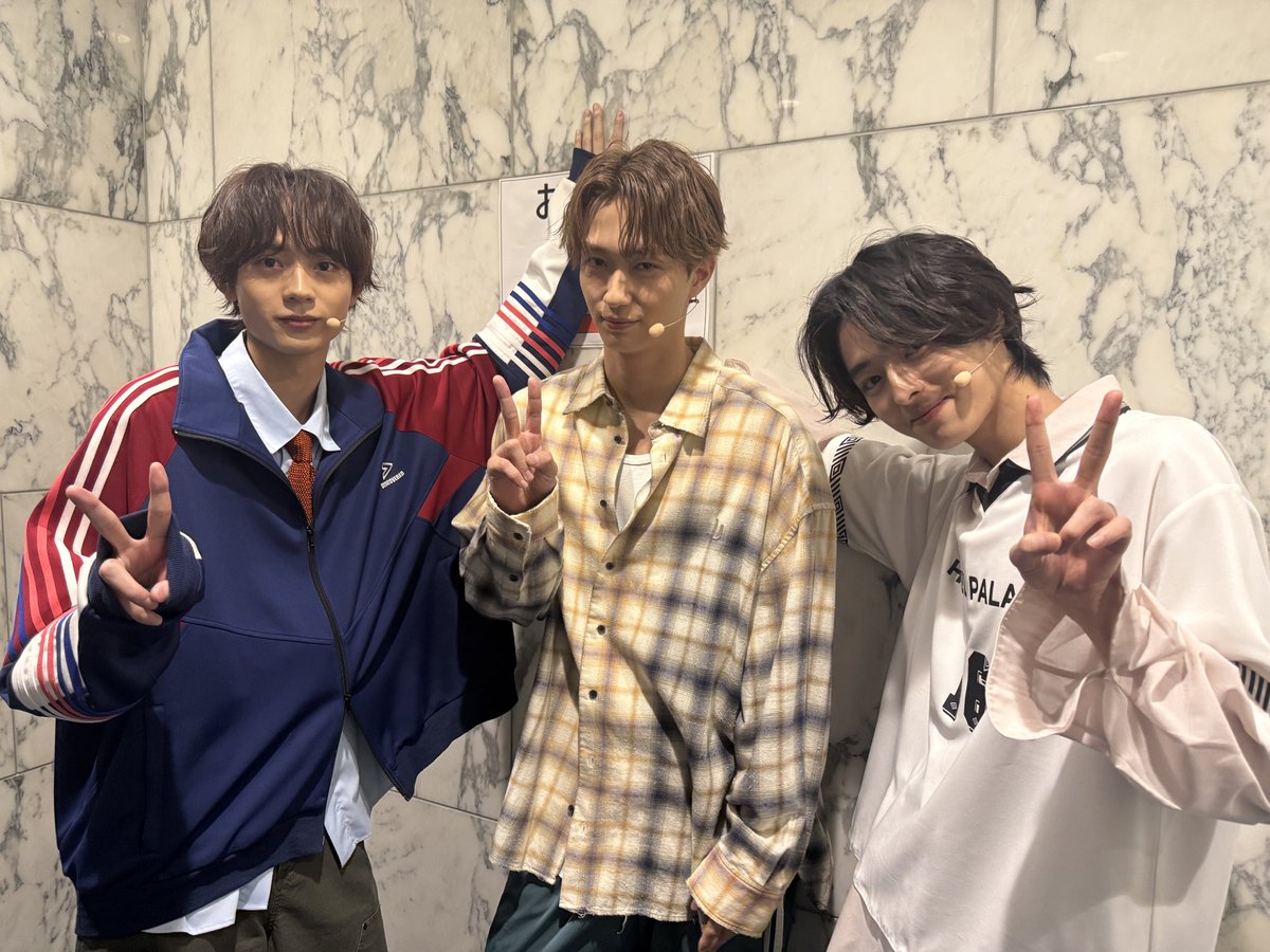 With the fans 2025 いよいよ最終日がこのあとスタート！ 3人で会場に