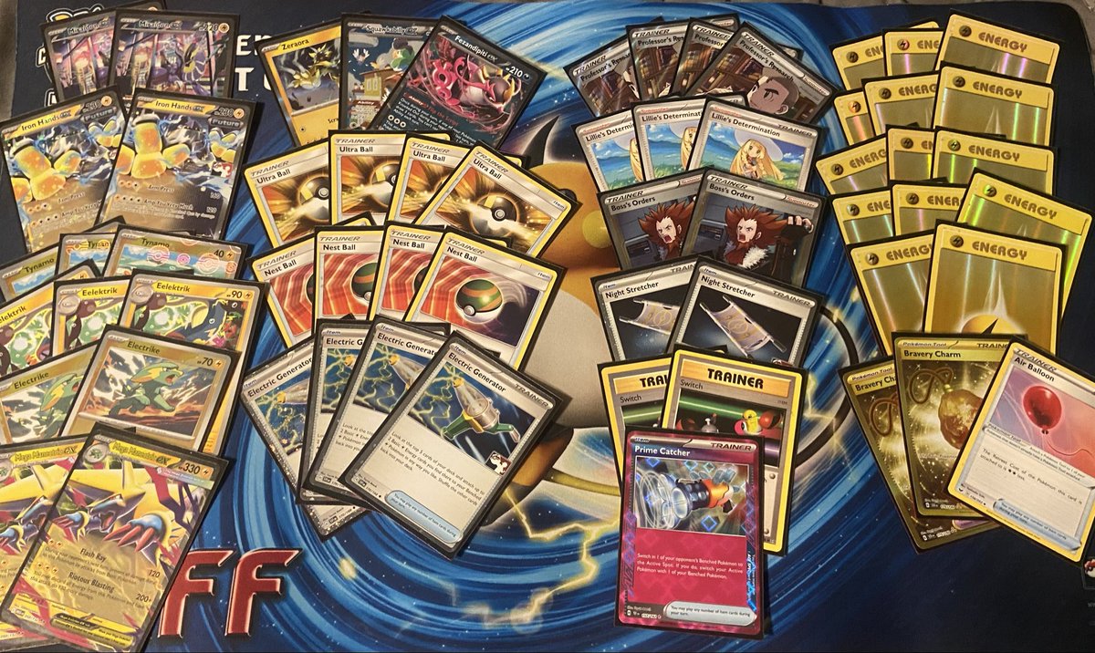 ADibDib15's tweet photo. My take on mega manectric! Went from 5-1 start to 6-7-1. My day 2 was ROUGH, but I played so many amazing people that it made it better. Deck feels incredibly good 70% of the time, but then sometimes just fall apart. Definitely want to put in a stadium bump somewhere. https://t.co/9HPIE5Ejx1