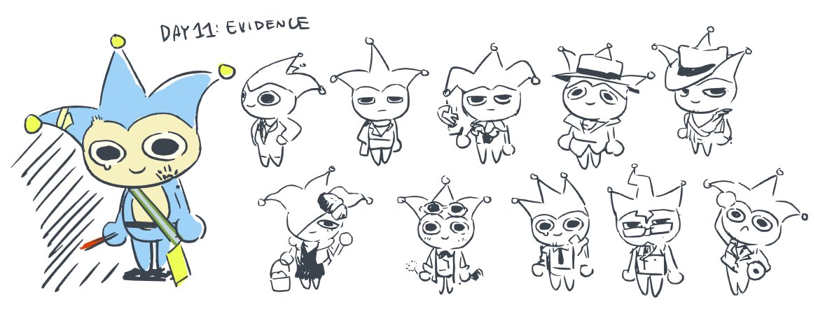 Day 11 evidence
but also i drew them as blue badger
 #ACEATTOBER25