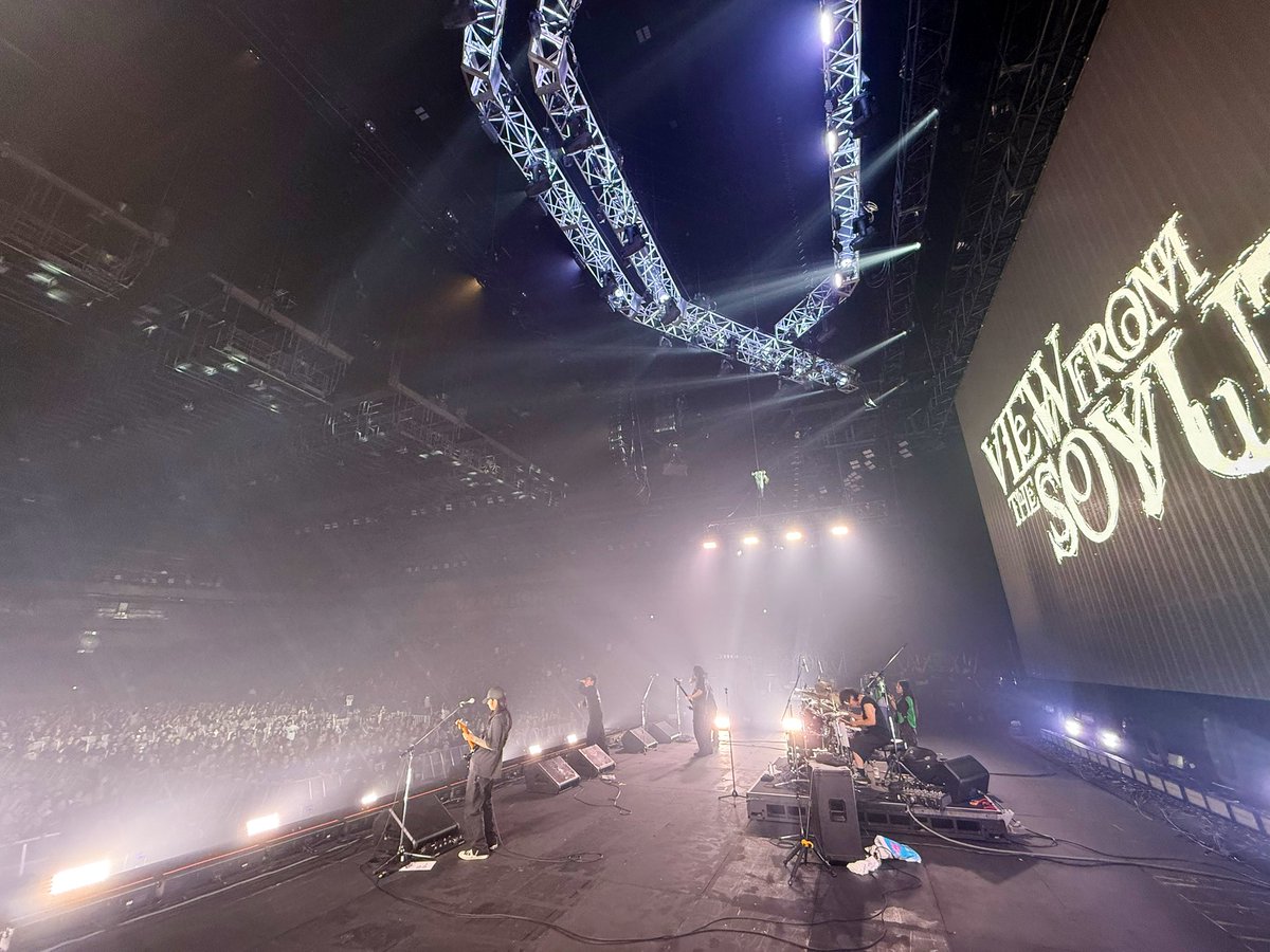 koba168's tweet image. 結成当初から見て来たVIEW FROM THE SOYUZが LOUD PARKでさいたまスーパーアリーナは168%感動胸熱系で😭🤘🏻