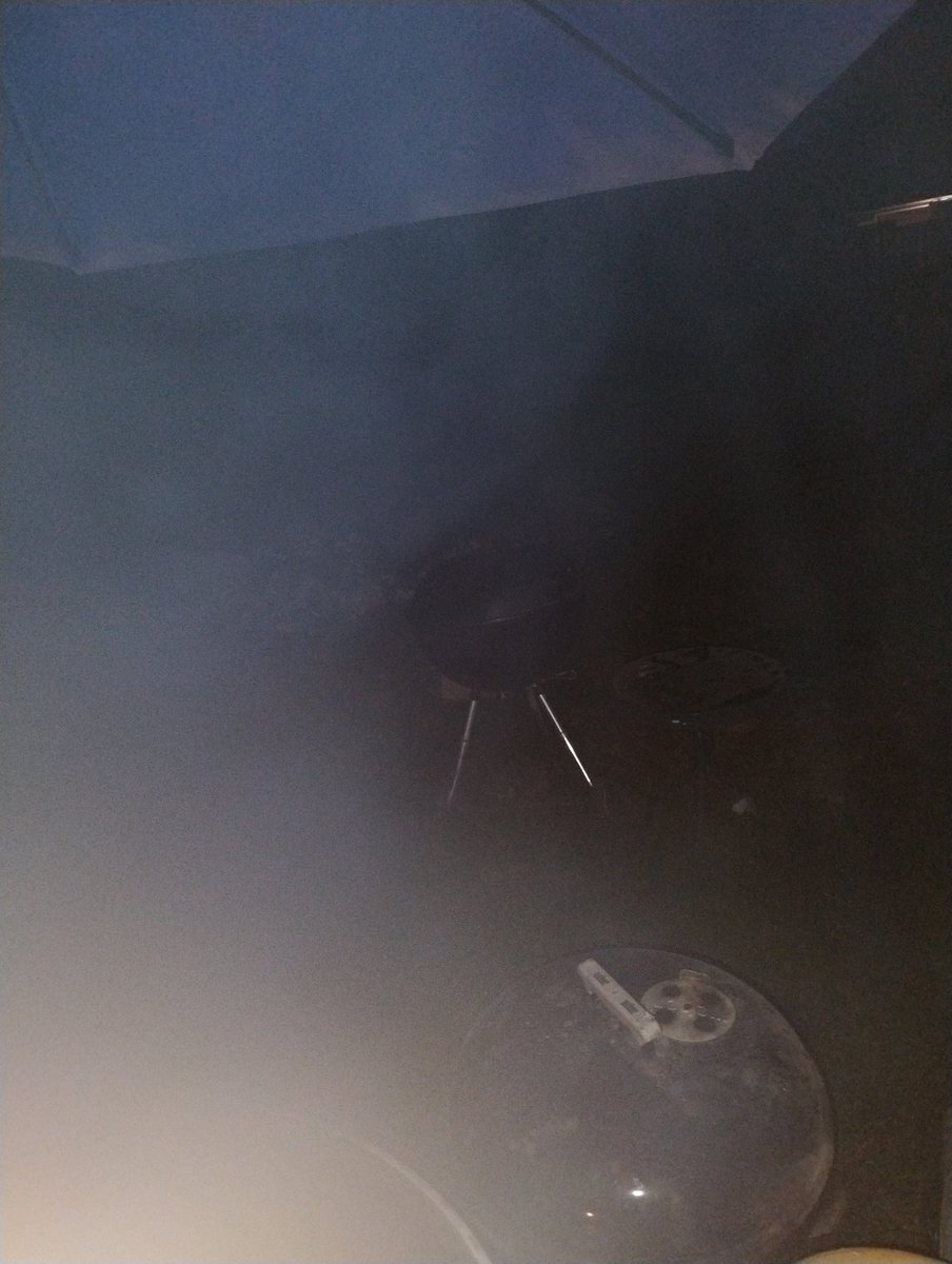 BBQ when the weather keeps the smoke low so everyone smells it 😈