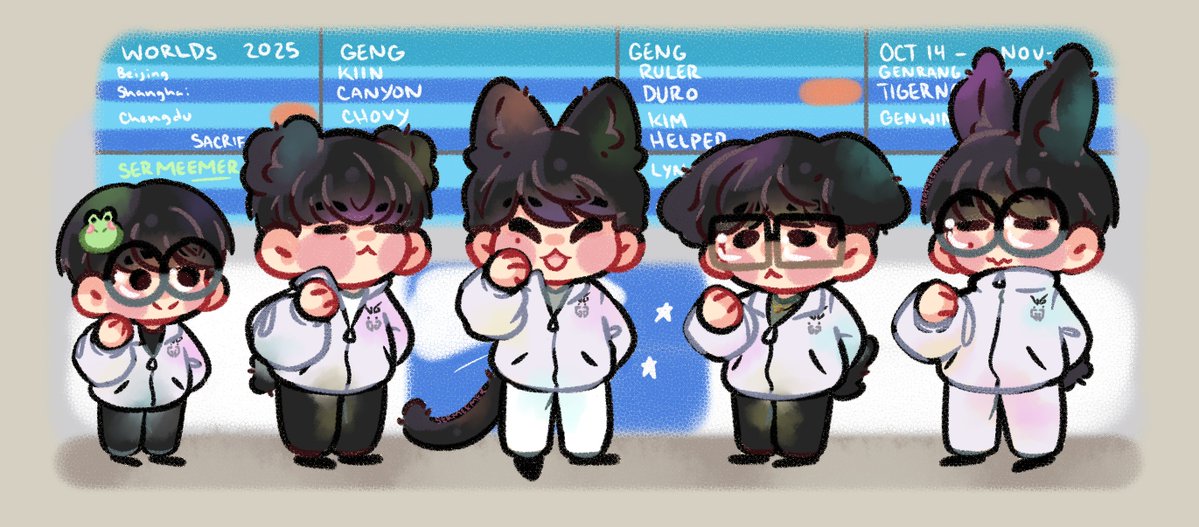🐯💛🍀  GenG ready for Worlds 2025

#genwin #kiin #canyon #chovy #ruler #duro
