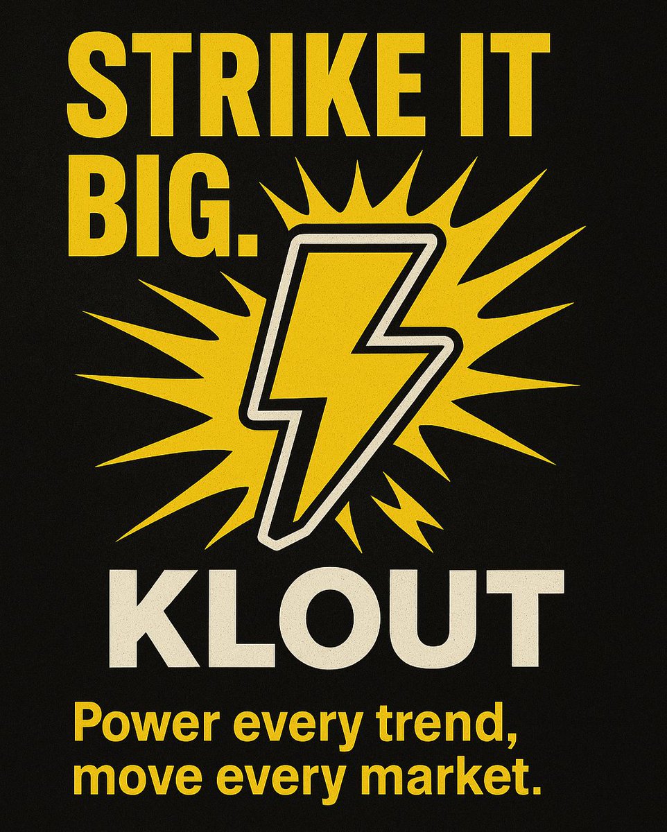 Power every trend. Move every market. <a href="/kloutgg/">KLOUT</a>