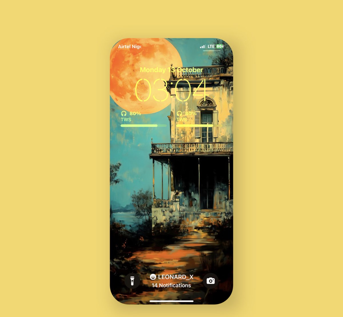Leonard18_X's tweet image. &quot;Mystic villa under the harvest moon! 🌕🏡 #ArtisticVibes #NightScene #LockScreen&quot;
Load4k