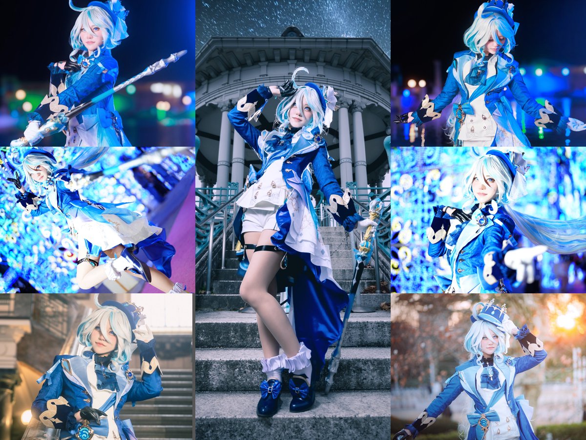 #Furina 
#GenshinImpact 

🤍🫧　Happy Birthday   🫧💙
.
.
.
#フリーナ生誕祭2025