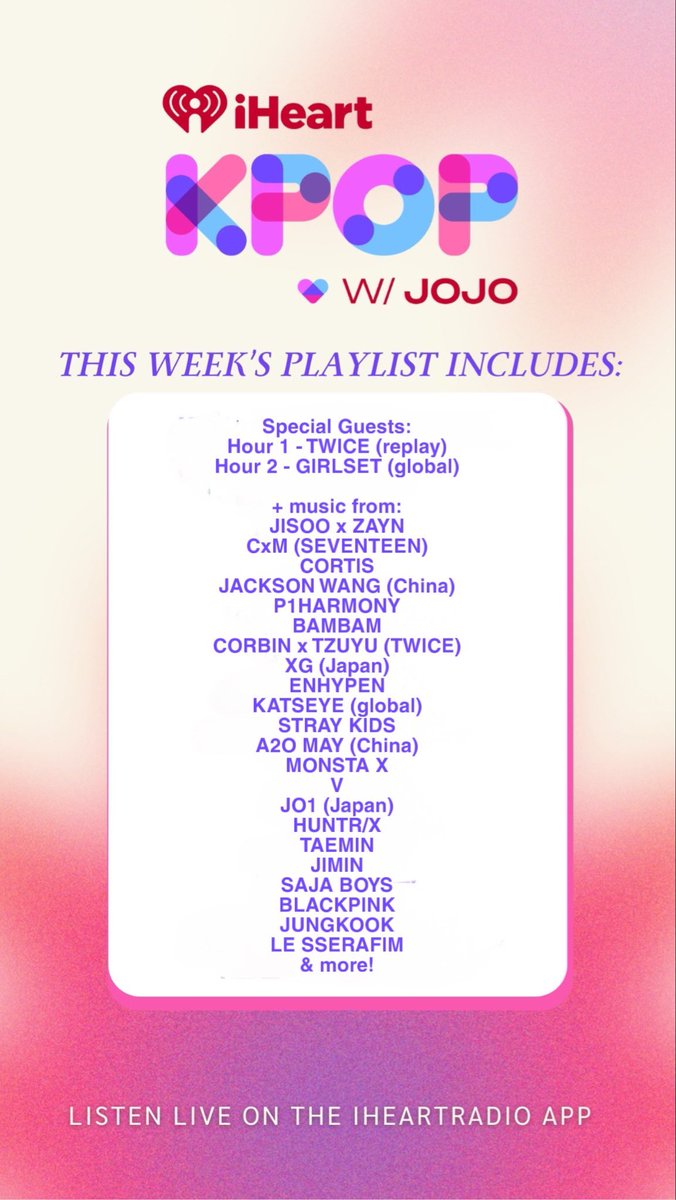Tonight, listen for ‘Eyes Closed’ on #KPopWithJojo!! <a href="/JoJoWright/">JoJo Wright</a> <a href="/DJtripleXL/">DJ Triple XL</a> 🪐🪐🪐
