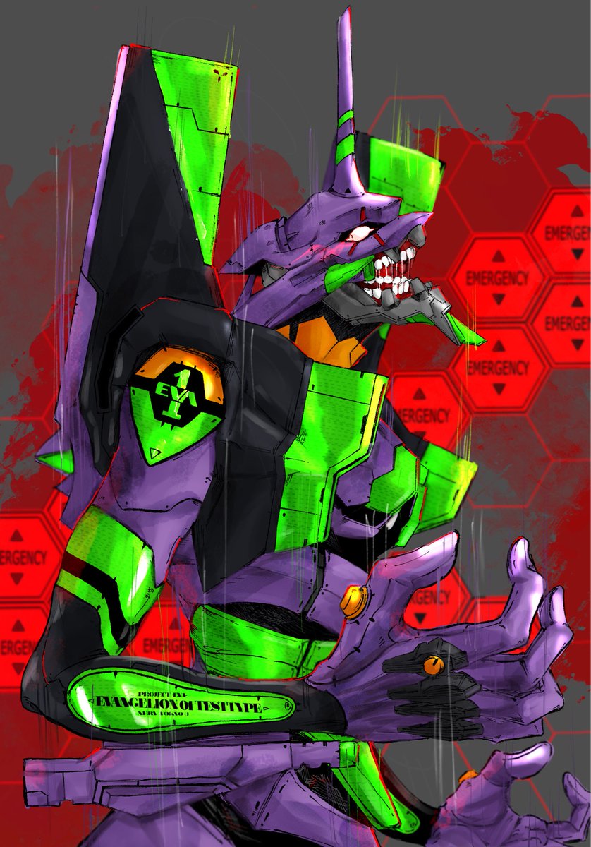 暴走初号機
 #エヴァ30周年 #エヴァンゲリオン30周年