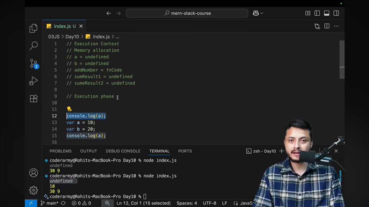 Ayushtiwari7819's tweet image. Day 23 of WebDev with @rohit_negi9
Today I explored JavaScript Functions in-depth 🧠
-&amp;gt; Learned about function declarations
-&amp;gt; Understood parameters, return values, and scope
-&amp;gt; Explored arrow functions &amp;amp; anonymous functions
#100DaysOfCode #OperationDefense #JavaScript