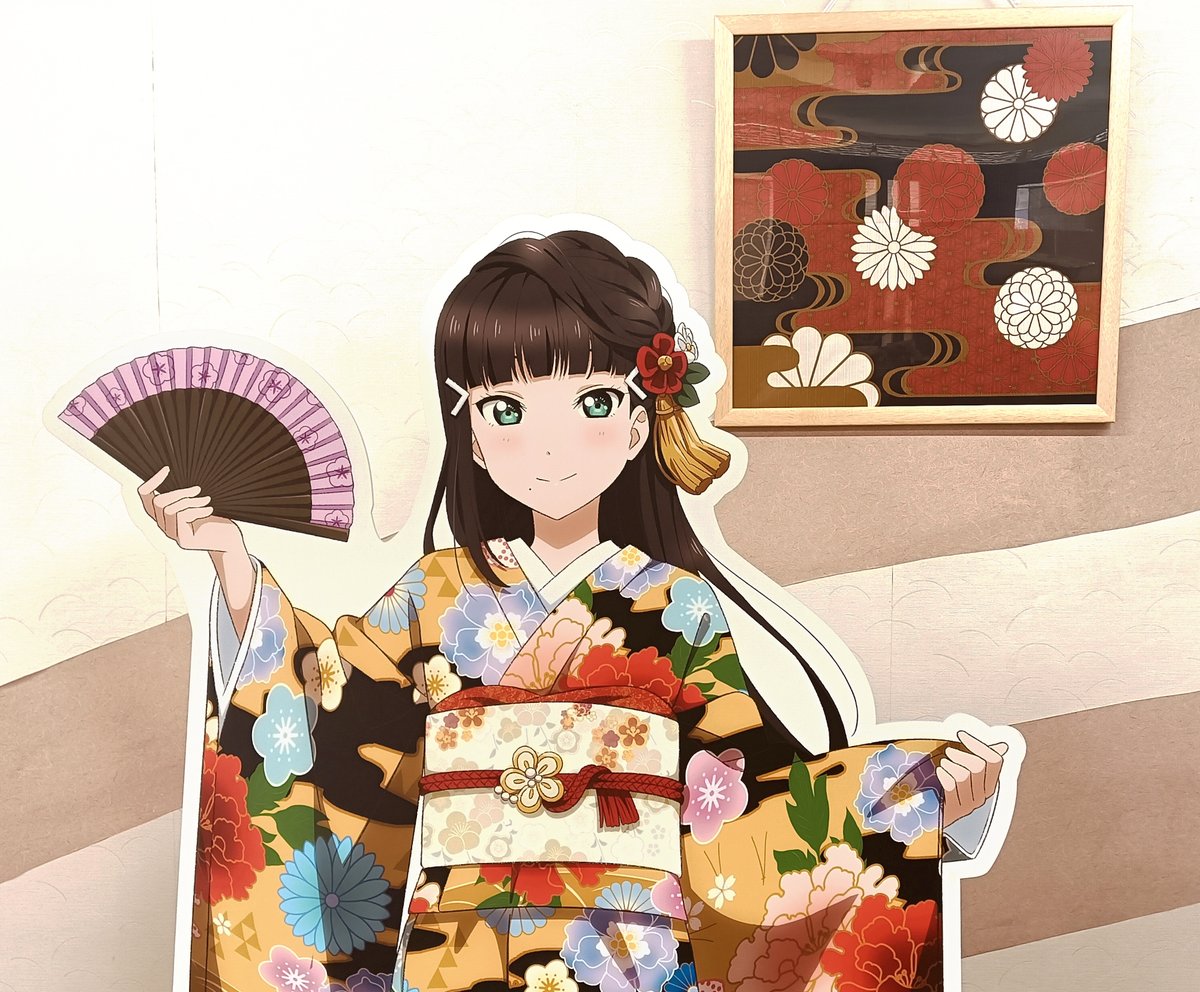 【#沼津地元愛！Aqoursがあなたのお店をお手伝い！】企画は本日が最終日でございます。
期間中、たくさんのお客様が井草呉服店に足をお運びくださり、心より感謝申し上げますわ。