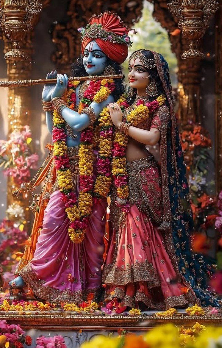 कण कण में माधव बसे, हर कण को माधव की आस, हर कण मैंने ढूंढा माधव को, और माधव थे मेरे पास.........❤️🥹🌸