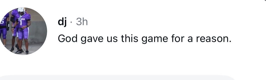 God gave you this game so you didn’t have to suffer another second of your shitty ass season <a href="/BarstoolDawg/">Barstool Bulldog</a>