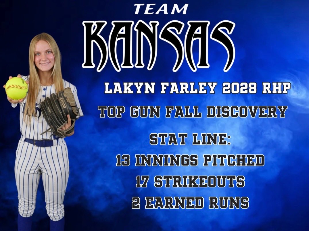 Here are my pitching stats from the 2025 Topgun Fall Discovery tournament this past weekend.

<a href="/teamkansashall/">Team Kansas Hall 16U</a> 
<a href="/Gorilla_SFB/">Pitt State Softball 🥎</a> 
<a href="/FSCCSBHounds/">FSCC Softball</a> 
<a href="/HutchSoftball/">HUTCH SOFTBALL</a> 
<a href="/BUCOSoftball/">Butler Softball</a> 
<a href="/NWBearcatSB/">Northwest Softball</a> 
<a href="/GoShockersSB/">Wichita State Softball</a>