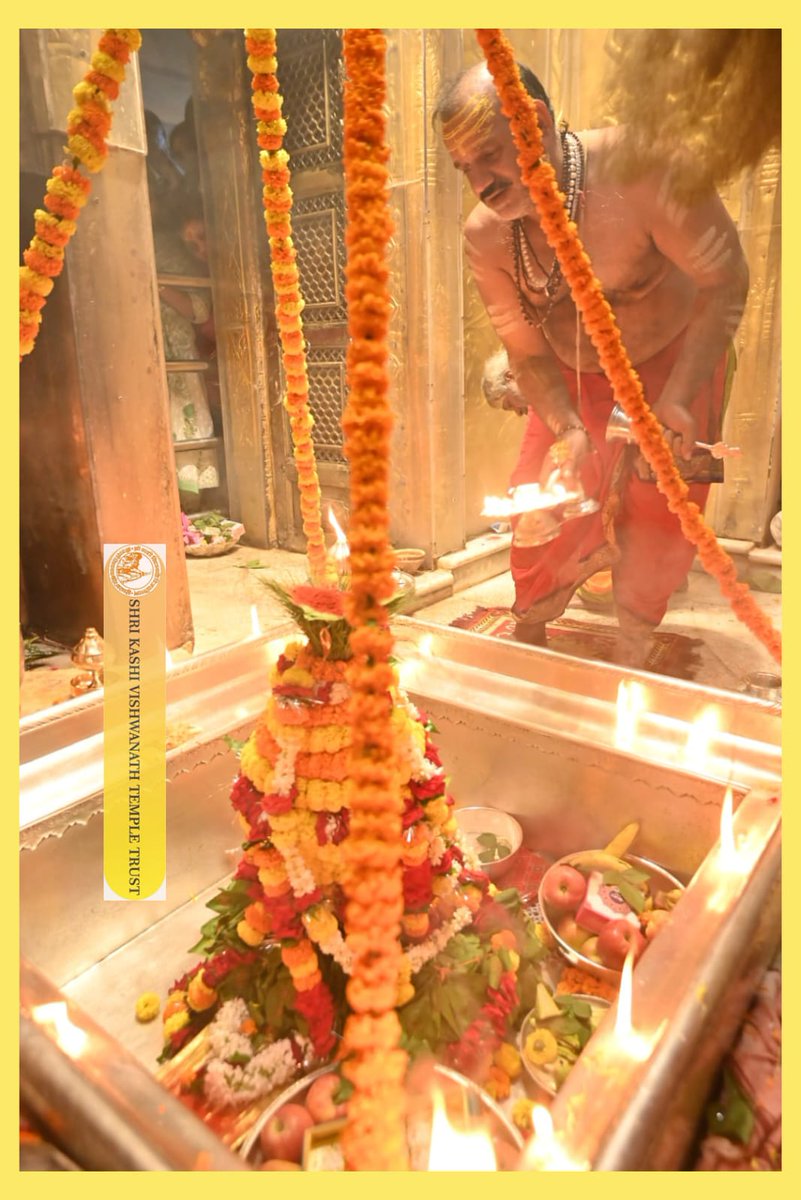 ShriVishwanath's tweet image. आज श्री काशी विश्वनाथ जी की मंगला आरती I
#kashivishwanath #kashi #sanatandharma #banaras